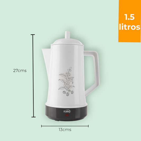 Cafetera Eléctrica Kalley 1.5 Litros - Envío Gratis