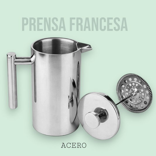 Prensa Francesa en Acero 600ml - Envío Gratis