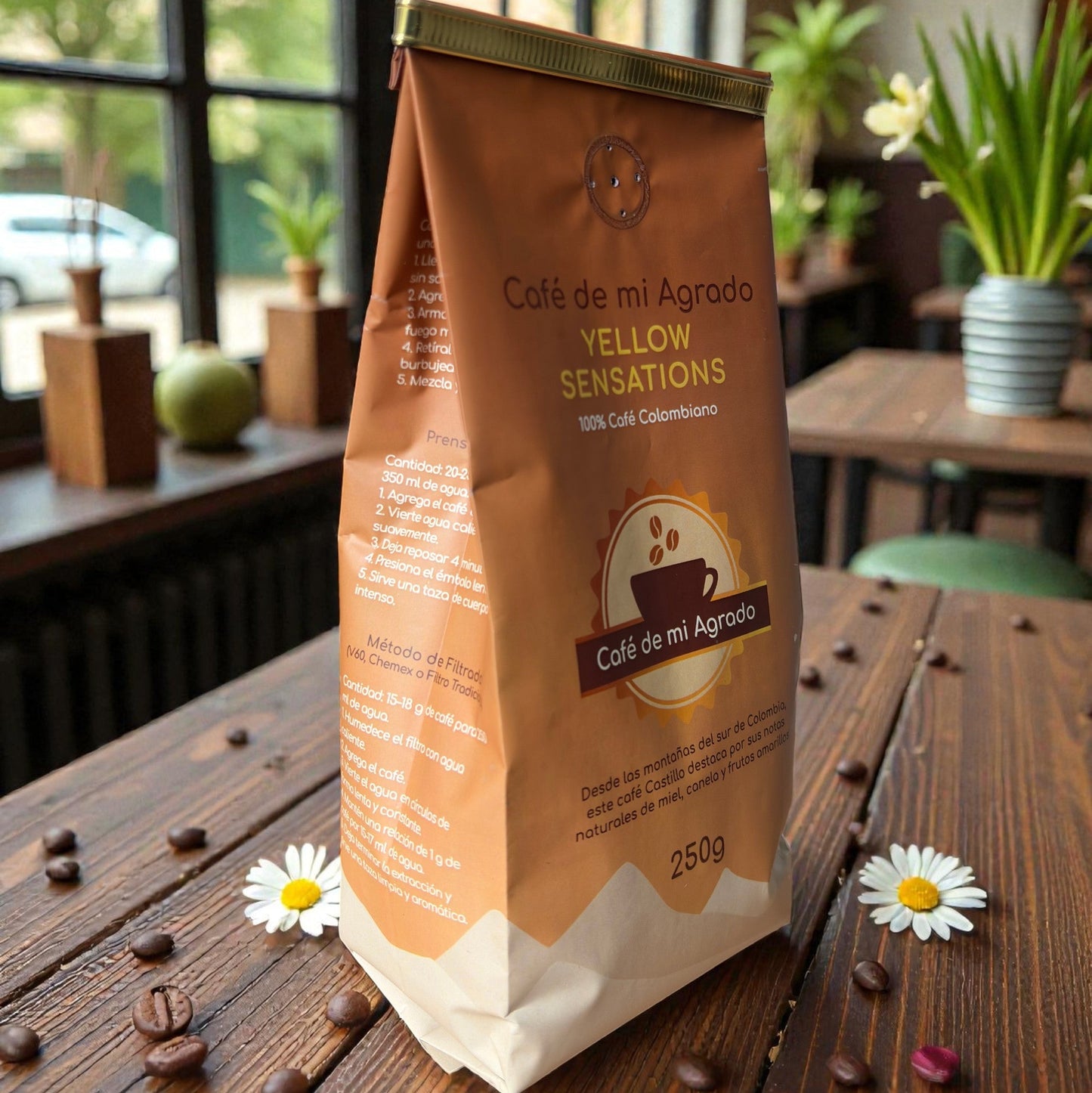 Café Yellow Sensations 250grs