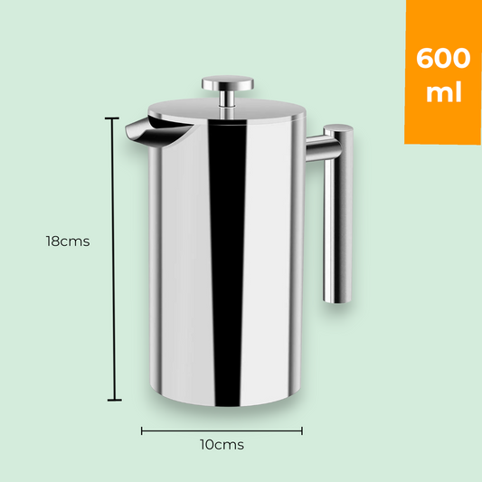 Prensa Francesa en Acero 600ml - Envío Gratis